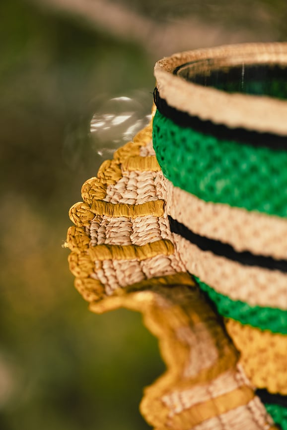 Fety Milalao Mirisna Svijeća 35 cm zelena