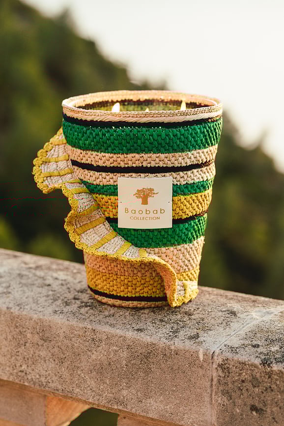 Fety Milalao Mirisna Svijeća 35 cm zelena