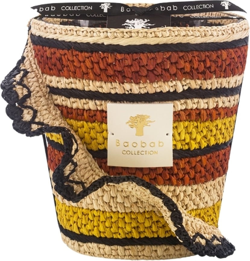 Fety Velona Dišeča sveča, 16 cm, oker