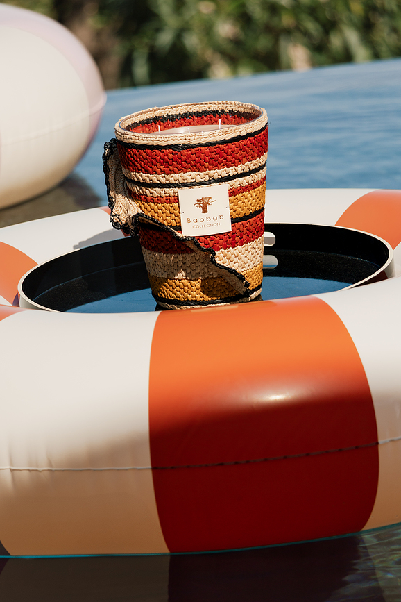 Fety Velona Dišeča sveča, 35 cm, oker