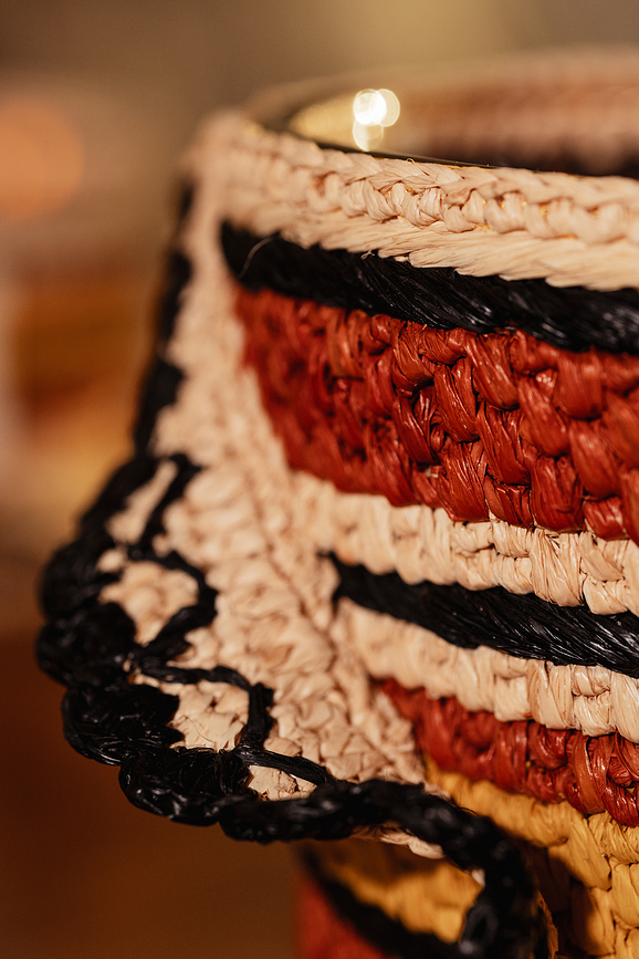 Fety Velona Dišeča sveča, 35 cm, oker