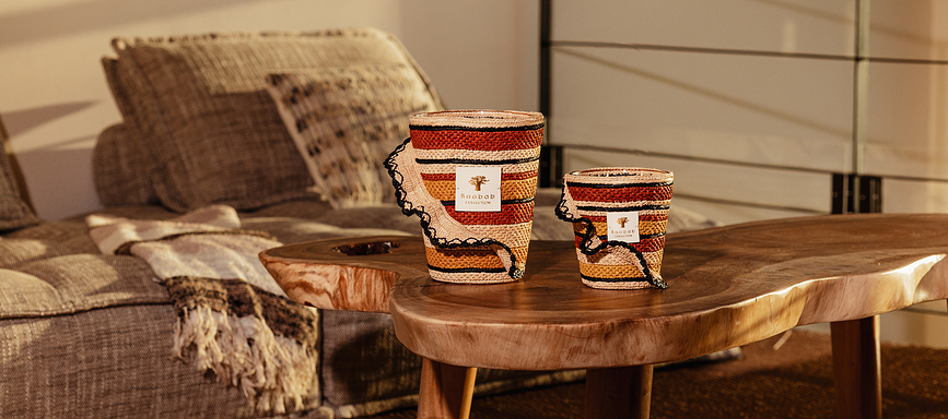 Fety Velona Dišeča sveča, 35 cm, oker