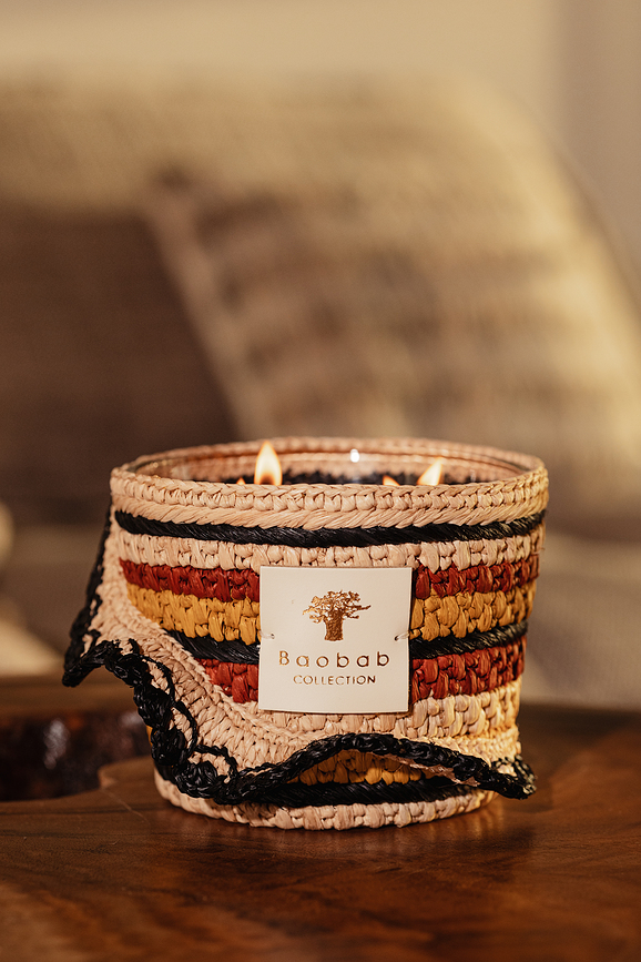 Fety Velona Κερί Αρωματικό, 35 cm, ώχρα