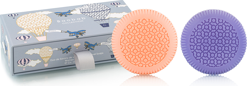 Jabones Baobab, Set de Regalo Women & Gentlemen, 2 unidades