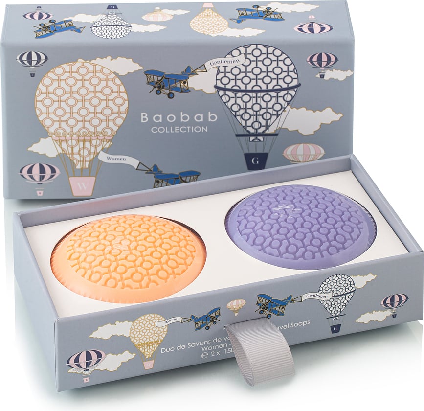 Jabones Baobab, Set de Regalo Women & Gentlemen, 2 unidades
