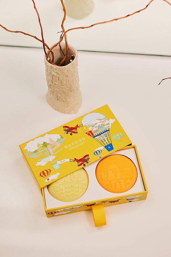 Jabones Estuche de regalo Baobab, Miami & Saint-Tropez, 2 unidades