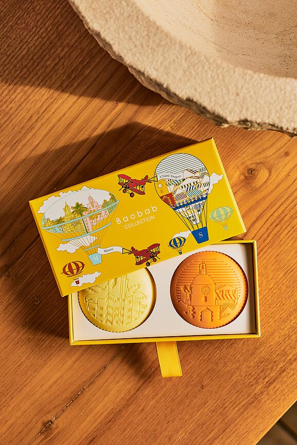 Jabones Estuche de regalo Baobab, Miami & Saint-Tropez, 2 unidades