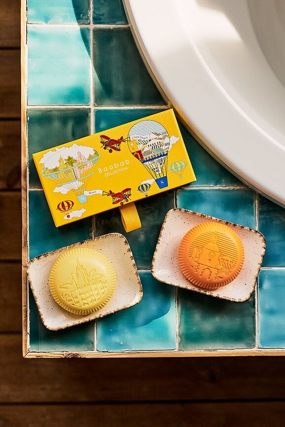 Jabones Estuche de regalo Baobab, Miami & Saint-Tropez, 2 unidades