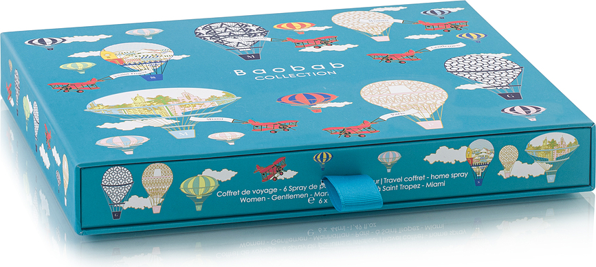 My First Baobab Αρωματικά Σπρέι, Saint-Tropez, Miami, Paris, Manhattan, Women, Gentlemen, 6 τμχ