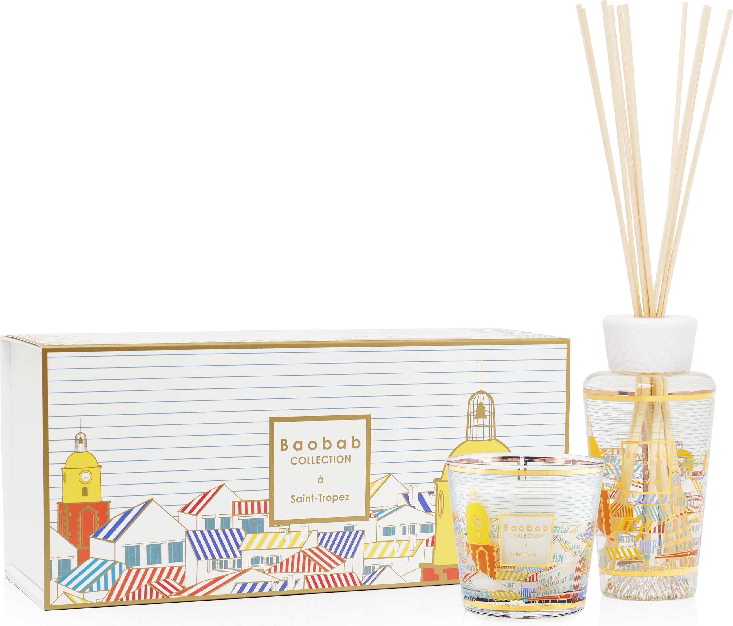 My First Baobab Gift A Saint-Tropez Duftkerze und Duftdiffusor, 2-teiliges Set