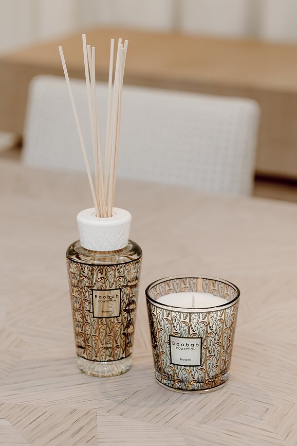 My First Baobab Gift Brussels Coffret Bougie et Diffuseur de Parfum, Set 2 pièces