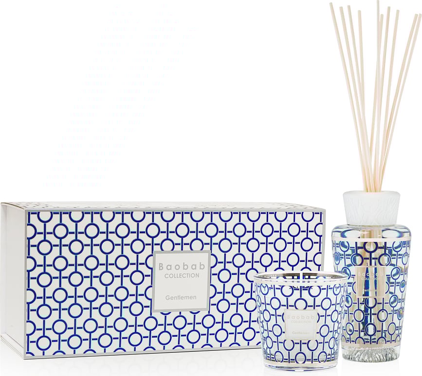 My First Baobab Gift Gentlemen Poklon Set mirisna svijeća i difuzor 2 kom.