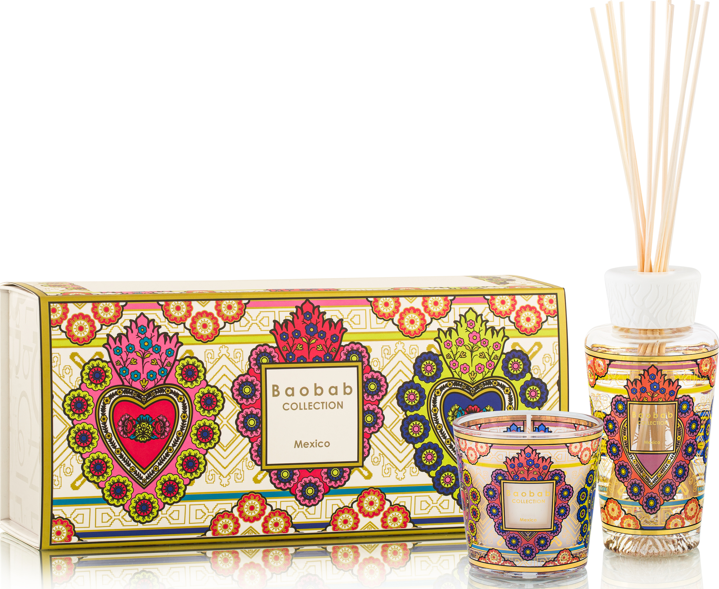 My First Baobab Gift Mexico Duftset, Duftkerze und Diffusor, 2 tlg.