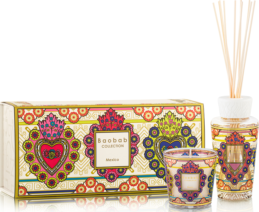 My First Baobab Gift Mexico Κερί και Αρωματικός Διαχυτής, Σετ 2 τεμαχίων