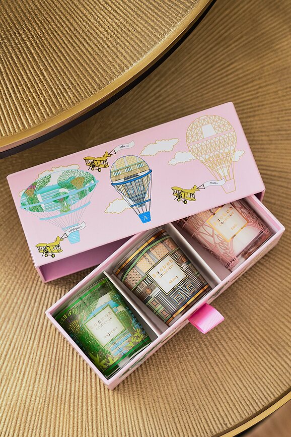 My First Baobab Gift Trio Singapore-Athens-Paris Κεριά Αρωματικά, 3 τμχ