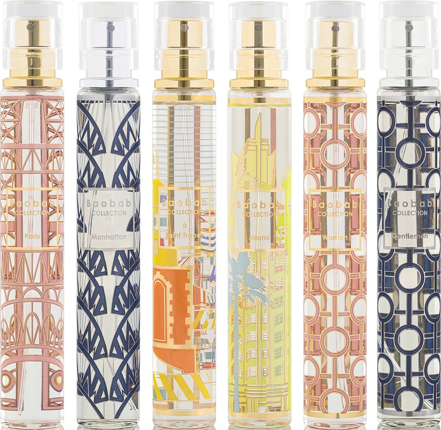 My First Baobab Mirisni Sprejevi Saint-Tropez Miami Paris Manhattan Women Gentlemen 6 kom.