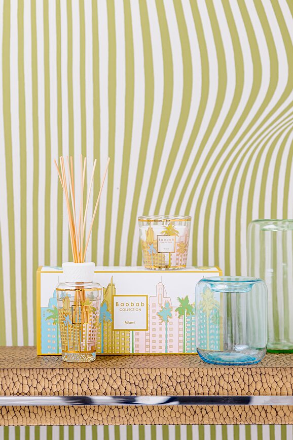 My First Baobab Svijeća i Mirisni Difuzor Poklon Set Miami Set od 2 dijela