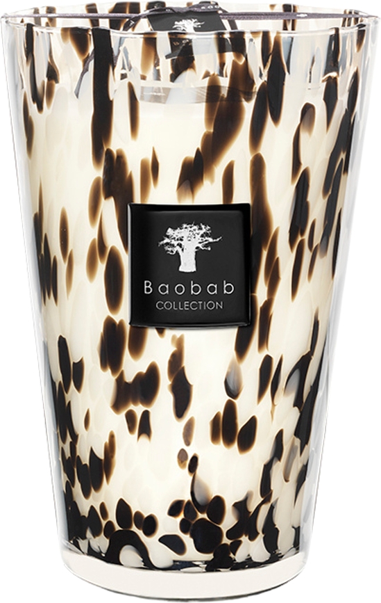 Pearls Black Dišeča Sveča, 35 cm, črna