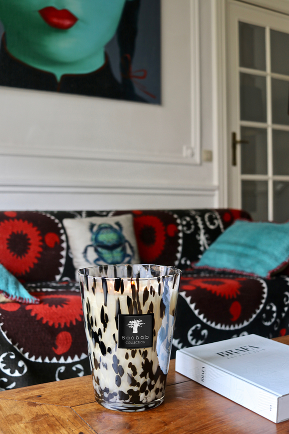 Pearls Black Αρωματικό Κερί, 24 cm