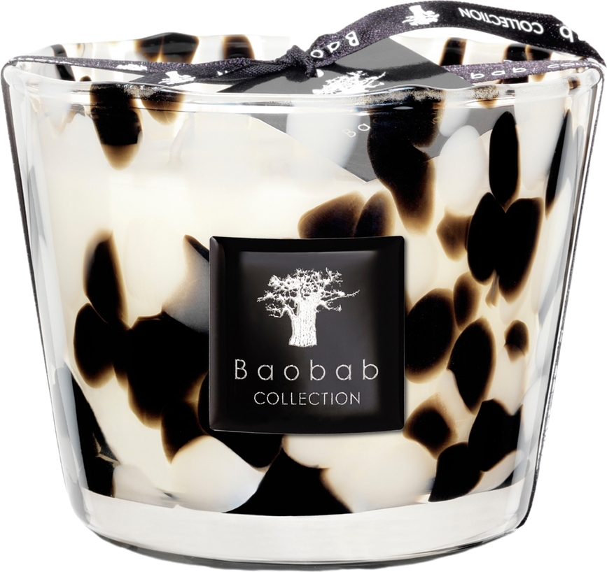 Pearls Black Mirisna Svijeća 10 cm crna