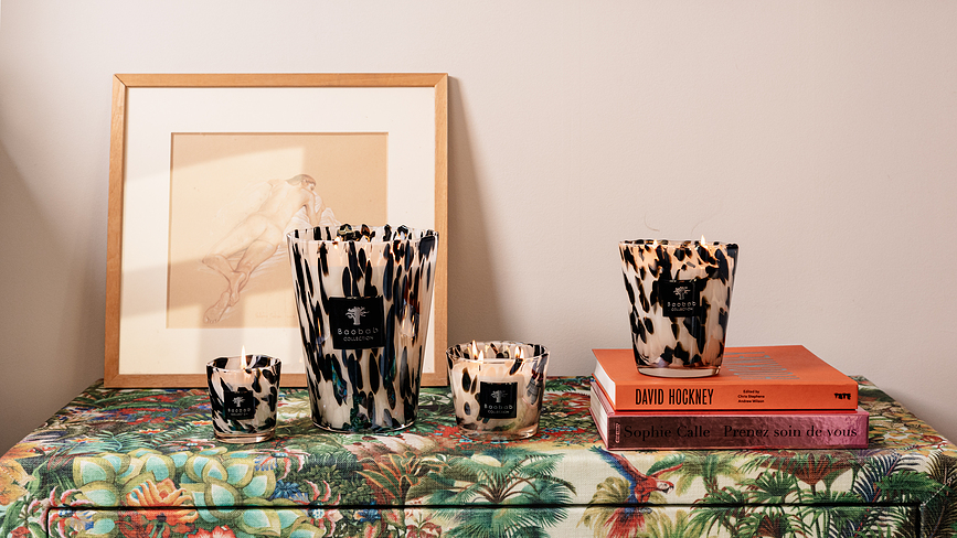 Pearls Black Mirisna Svijeća 24 cm