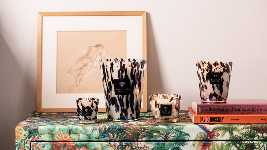 Pearls Black Mirisna Svijeća 24 cm