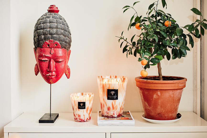 Pearls Coral Bougie parfumée, 10 cm