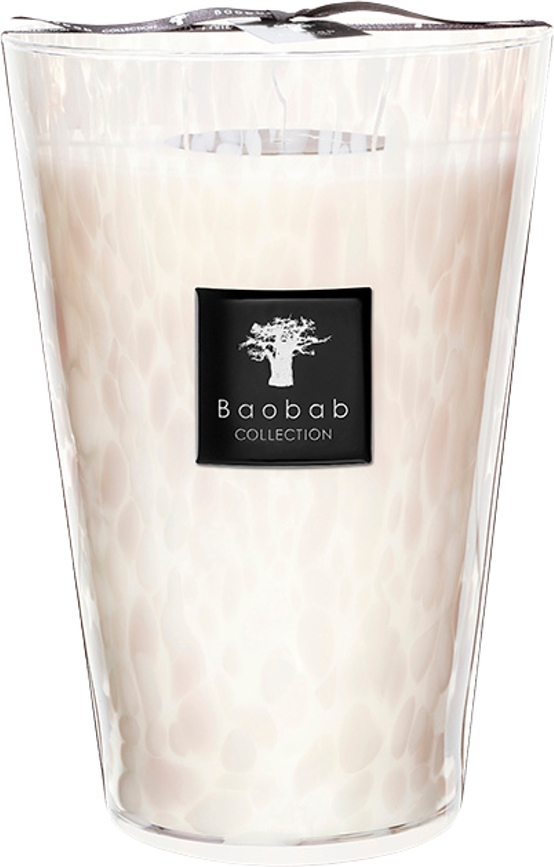 Pearls Scented Candle, white