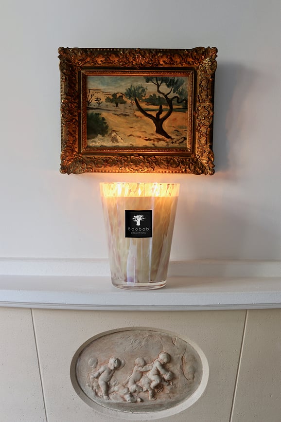 Pearls White Svijeća mirisna 35 cm