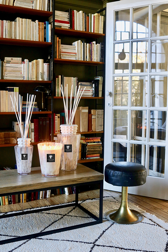 Pearls White Bougie Parfumée, 35 cm