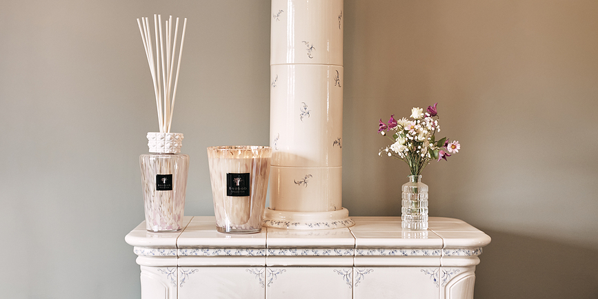 Pearls White Αρωματικό Κερί, 35 cm