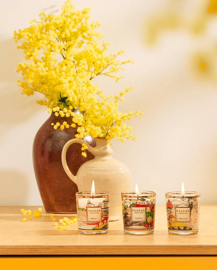 Provence, Monaco and Côte d'Azur Scented Candles, 3 pcs. - FA