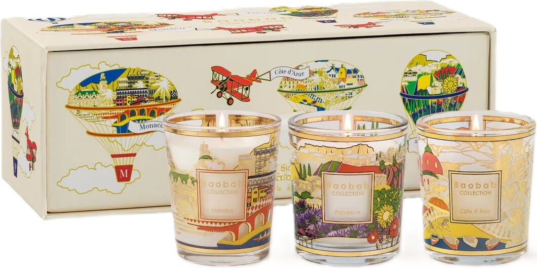 Provence, Monaco und Côte d’Azur Duftkerzen, 3 St.