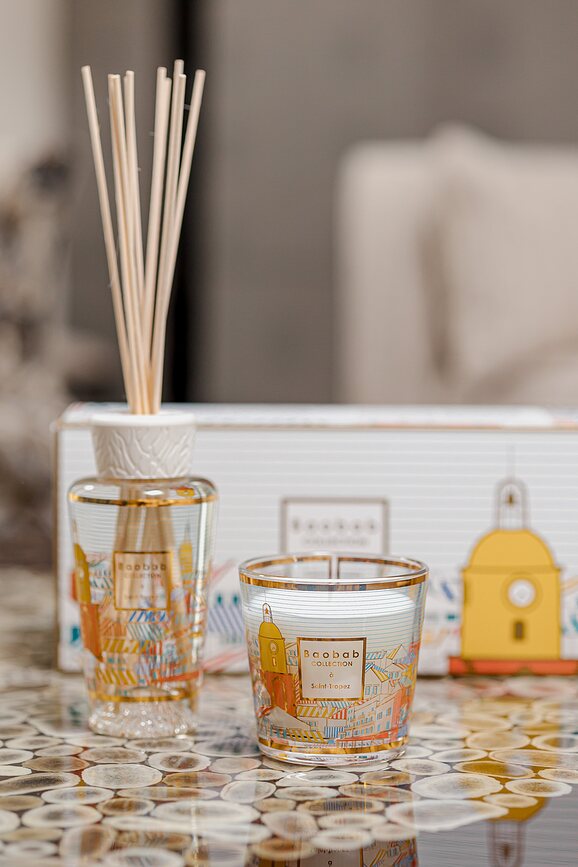 Set de Vela y Difusor de Fragancia My First Baobab Gift A Saint-Tropez, 2 piezas