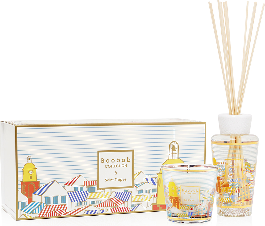 Set de Vela y Difusor de Fragancia My First Baobab Gift A Saint-Tropez, 2 piezas