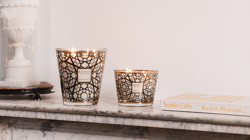 Vela aromática Arabian Nights, 16 cm