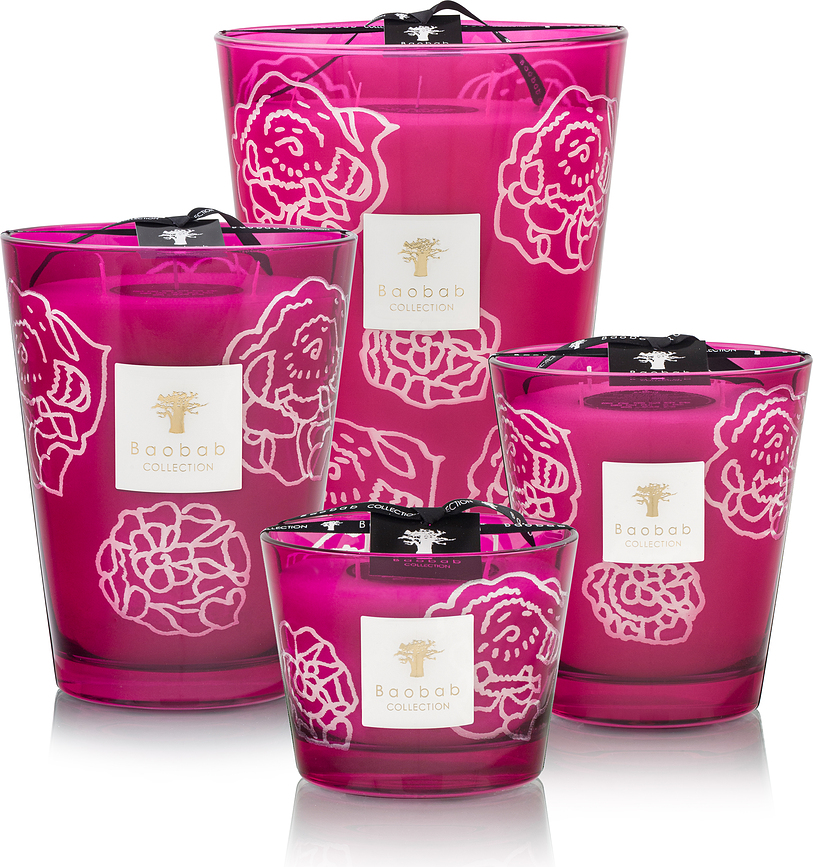 Vela Aromática Collectible Roses, 35 cm, burdeos