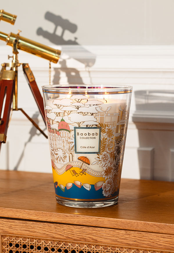 Vela aromática Côte d'Azur, 35 cm