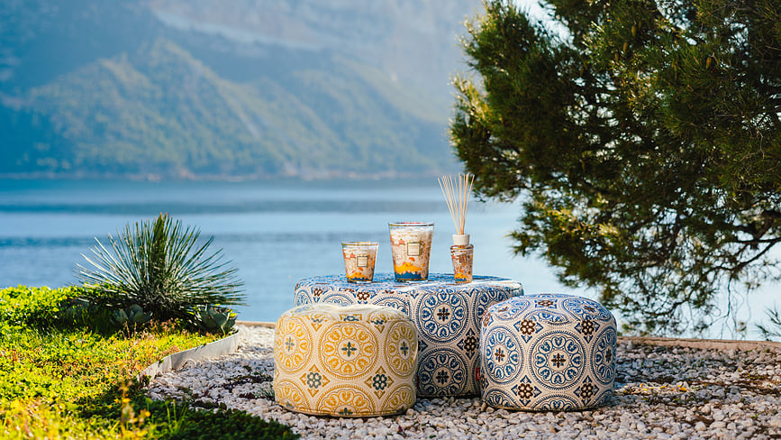 Vela aromática Côte d'Azur, 35 cm