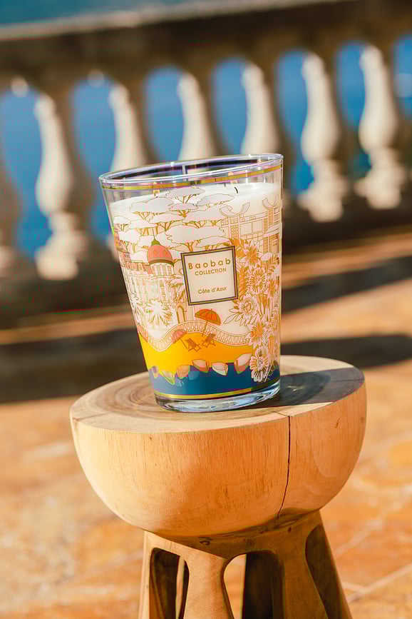 Vela aromática Côte d'Azur, 35 cm