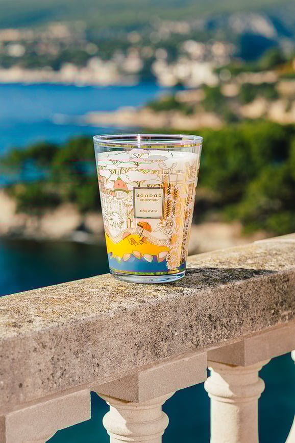 Vela aromática Côte d'Azur, 35 cm