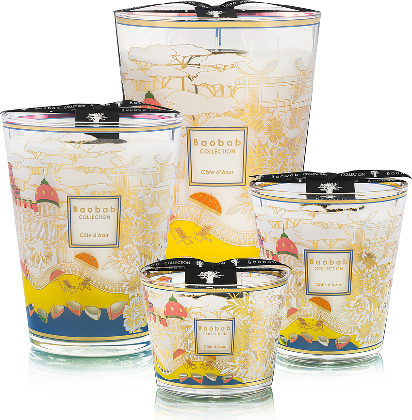 Vela aromática Côte d'Azur, 35 cm