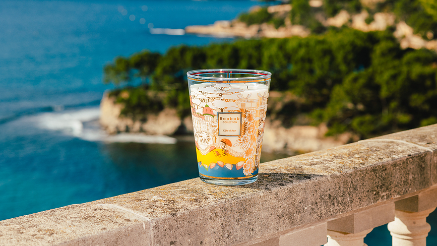 Vela aromática Côte d'Azur, 35 cm