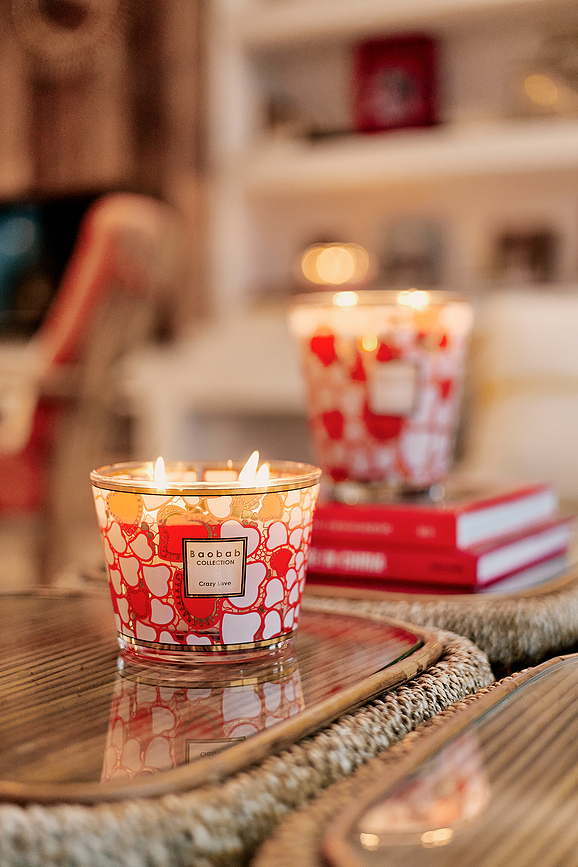 Vela aromática Crazy Love, 35 cm