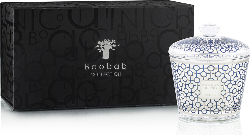 Vela aromática Dome Gentlemen, con caja de regalo