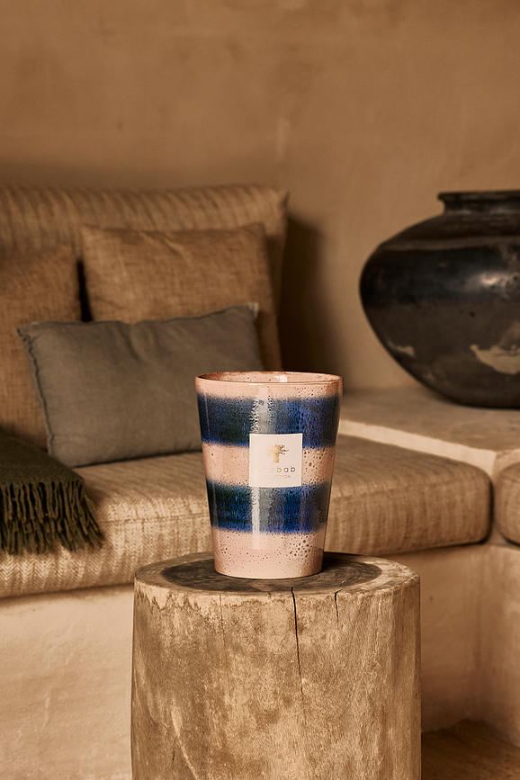 Vela Aromática Elementos Téthys, 35 cm, rosa