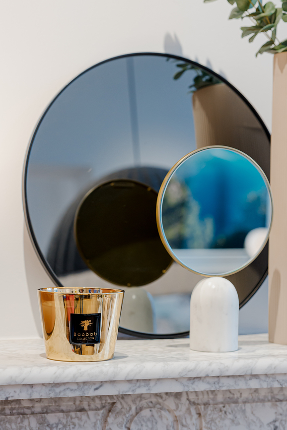 Vela aromática Exclusives Aurum, 35 cm