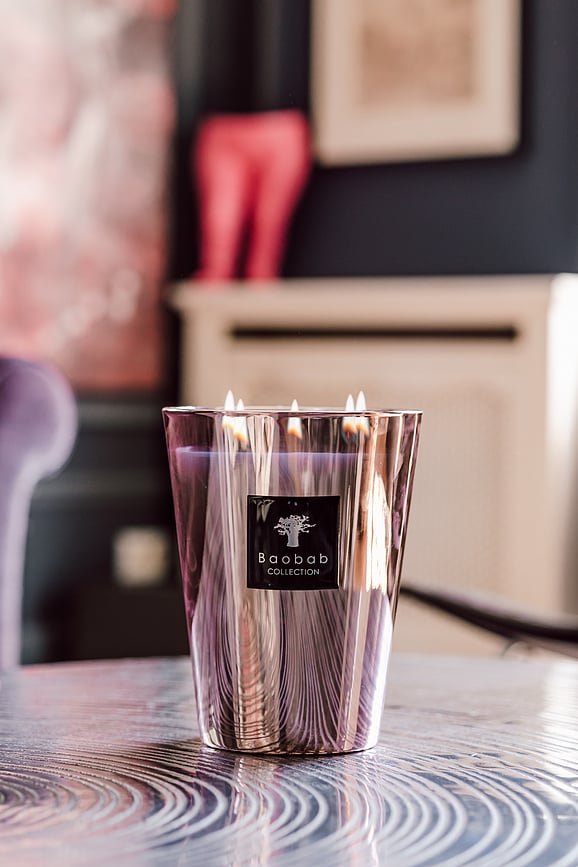 Vela aromática Exclusives Les Roseum, 35 cm