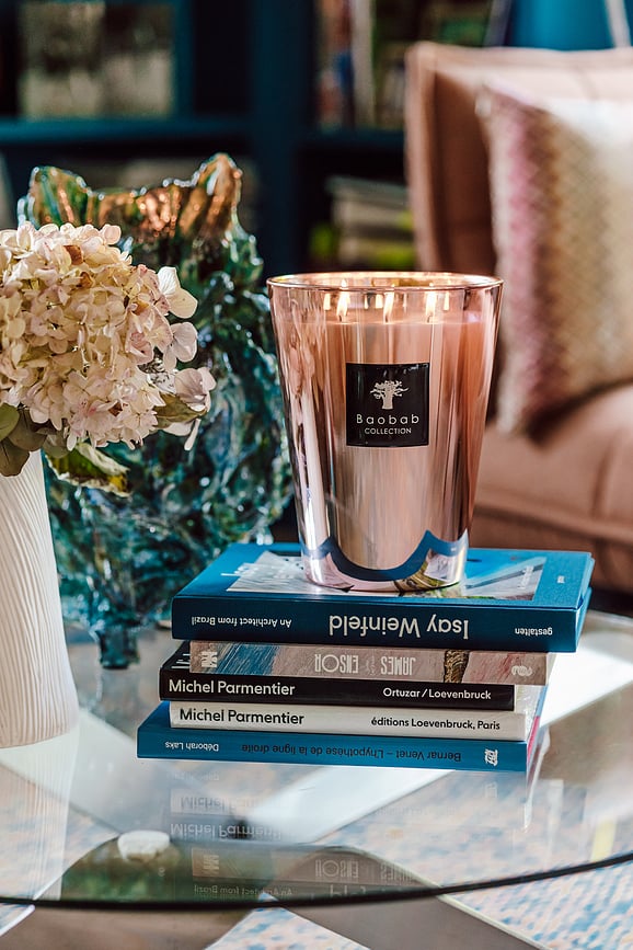 Vela aromática Exclusives Les Roseum, 35 cm