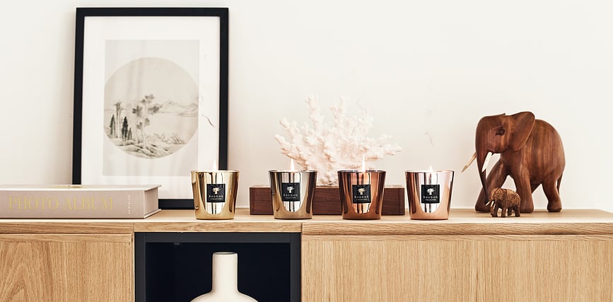 Vela aromática Exclusives Les Roseum, 35 cm